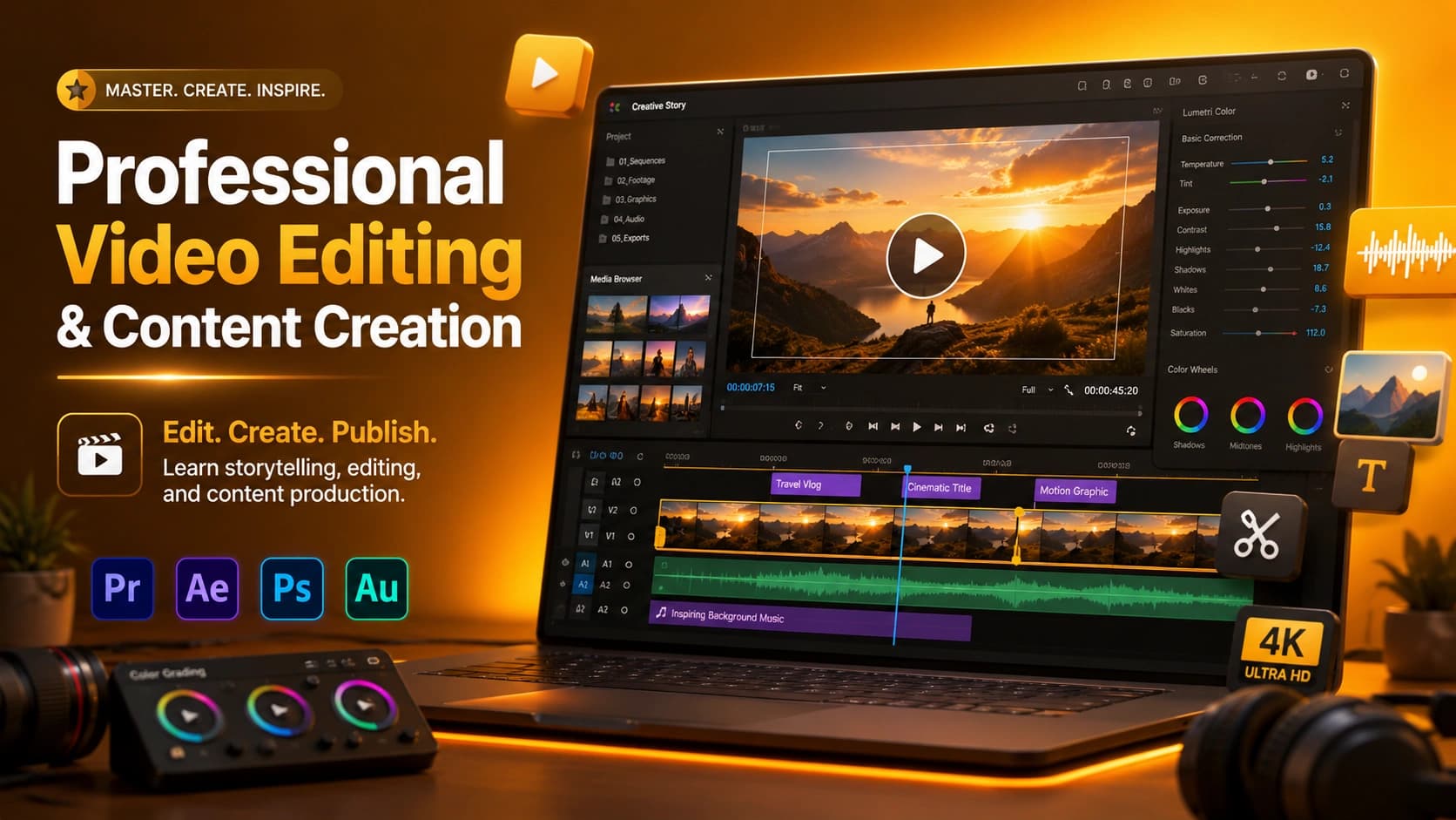 Professional Video Editing & Content Creation cover