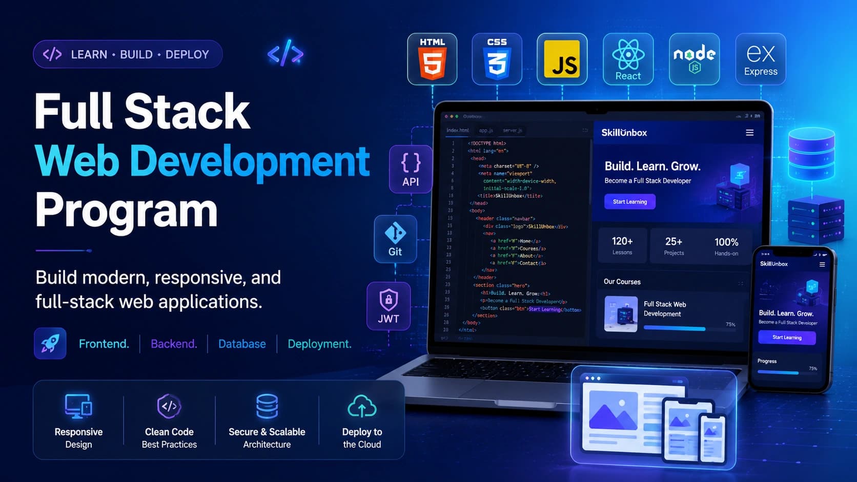Full Stack Web Development Program cover